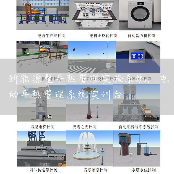 新能源整车热管理实验系统，电动车热管理系