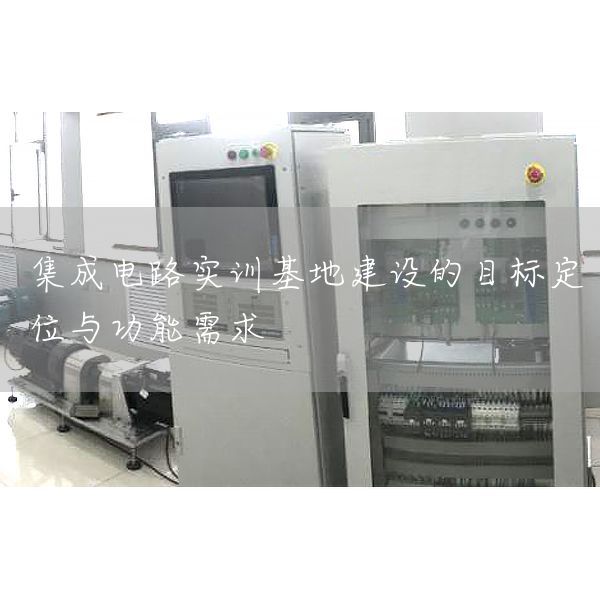 集成电路实训基地建设的目标定位与功能需求